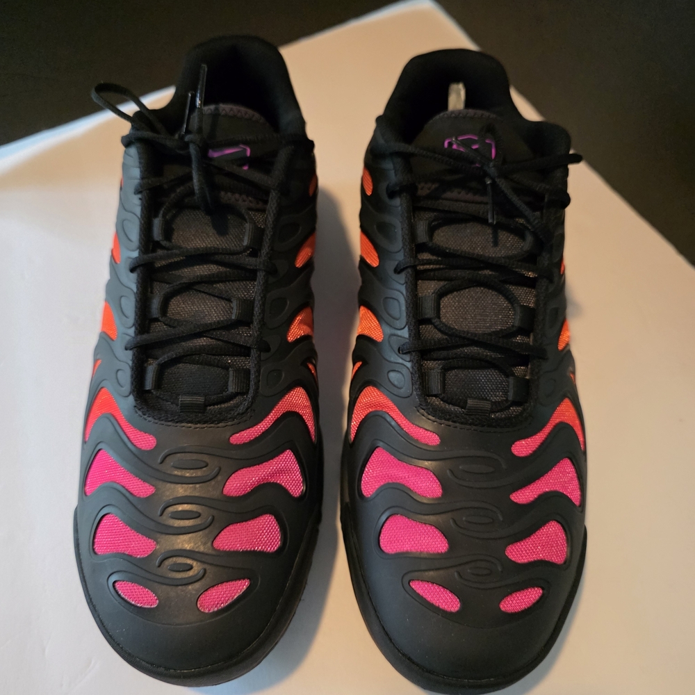 Nike Black Sneakers with Pink Accents